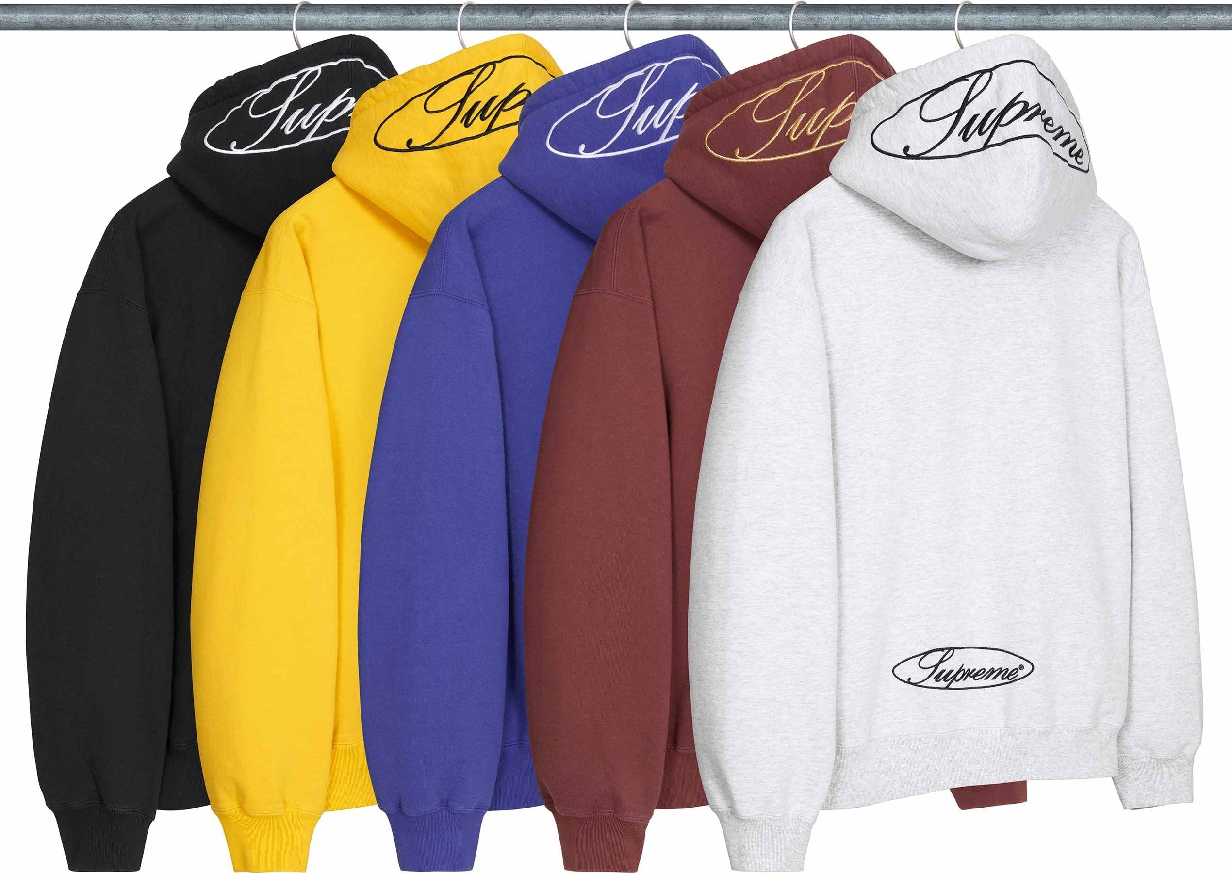 Oval Zip Up Hooded Sweatshirt